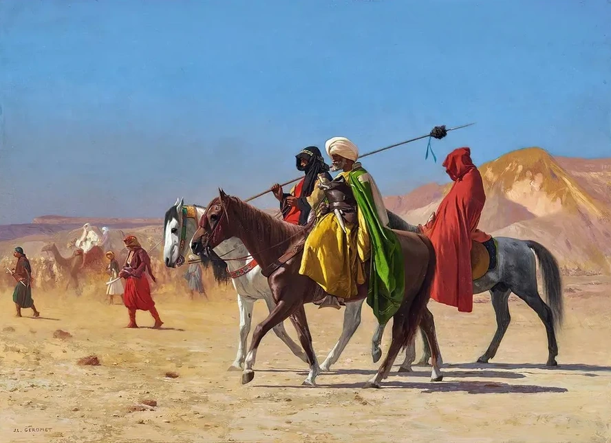 Riders Crossing the Desert