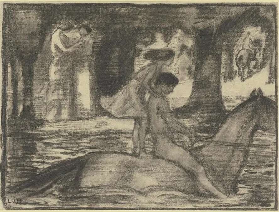 Riding Children in the Forest