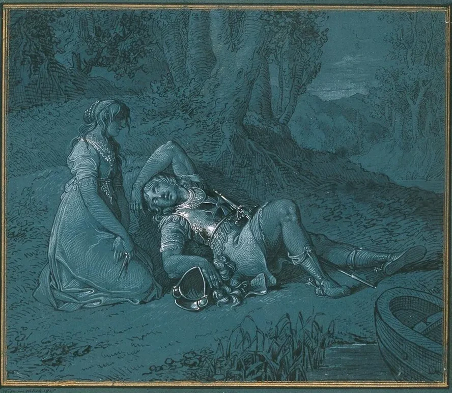 Rinaldo und Armida Armidens Liebe