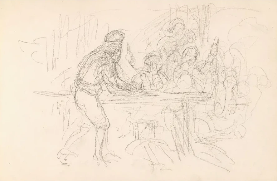 Riss Av Figurscene