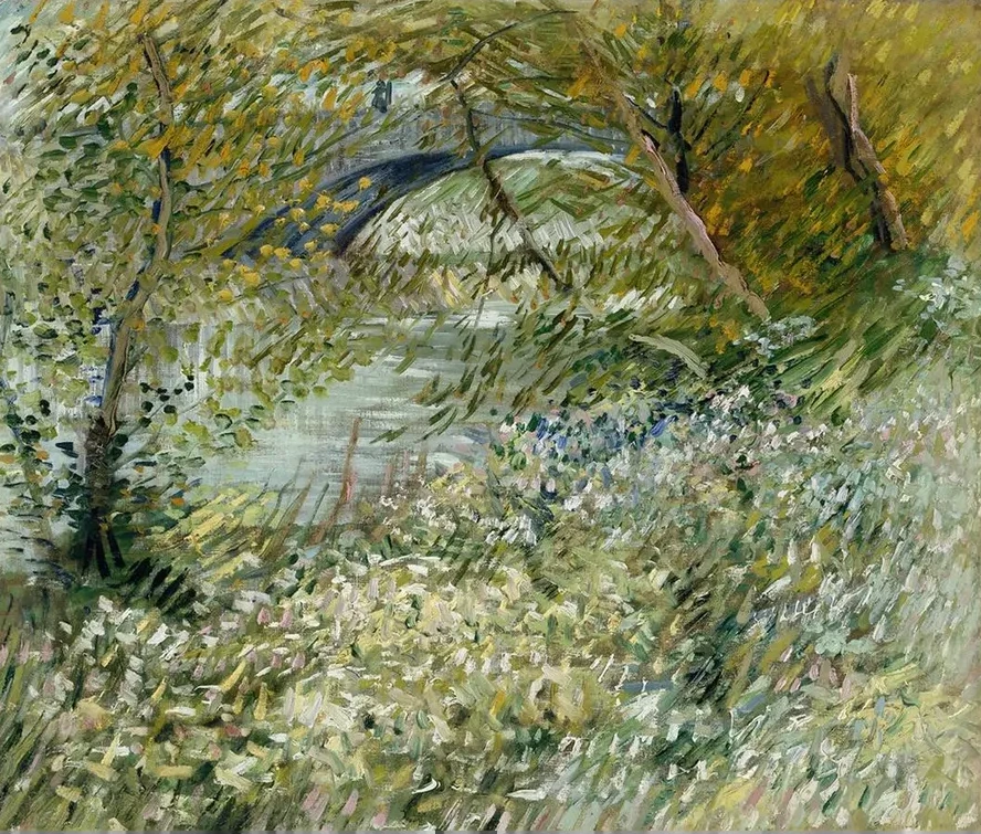 River Bank in Springtime