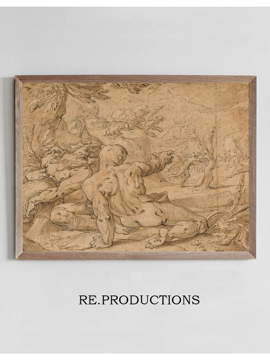 River Gods Watching Apollo Pursuing Daphne