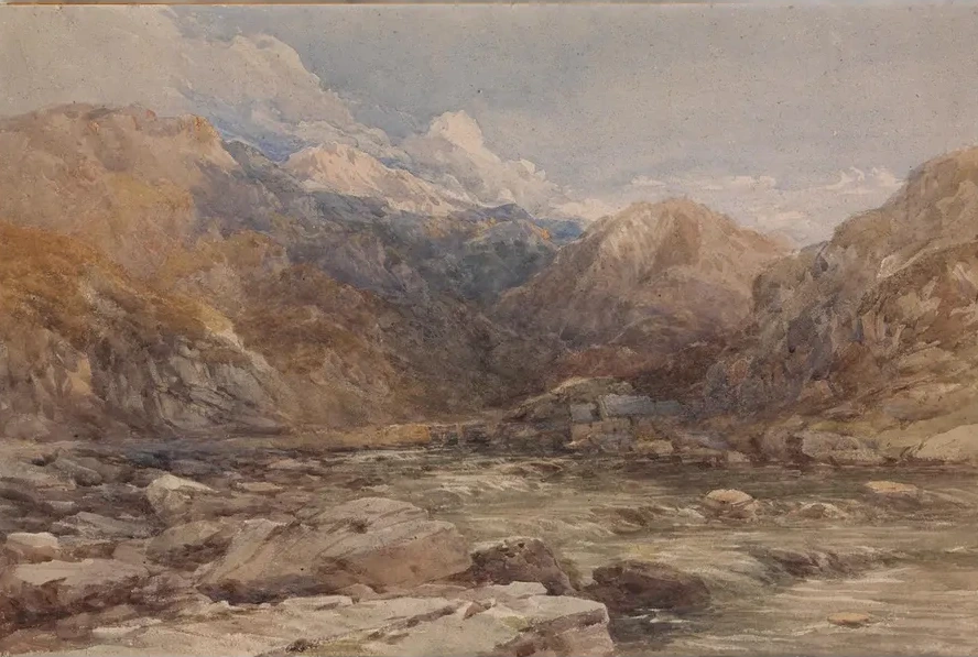 River Landscape in Wales