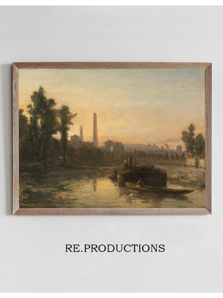 River View in France, Possibly Near Pontoise