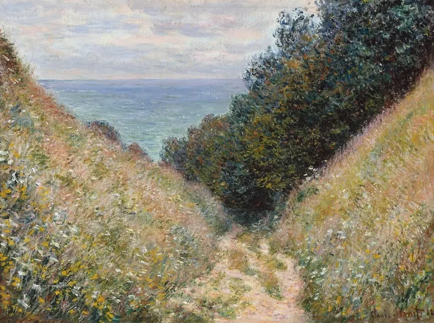 Road at La Cav e, Pourville
