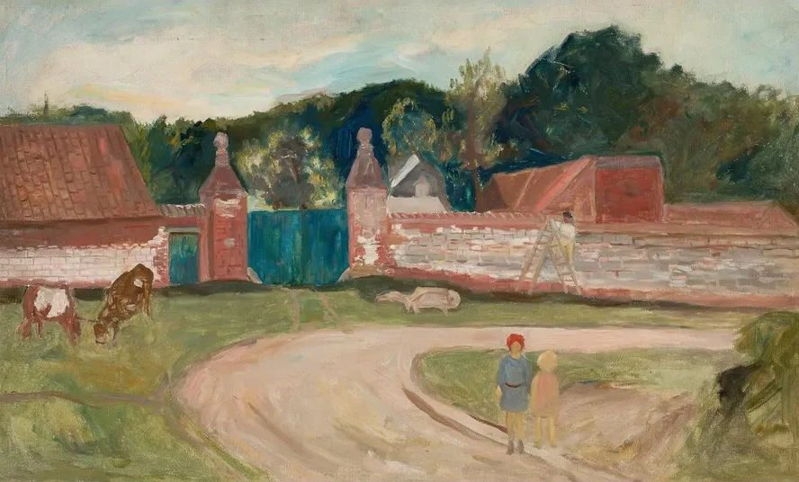 Road in Front of the Farm
