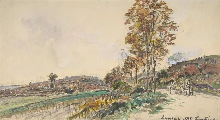 Road near La C te - Saint - Andr