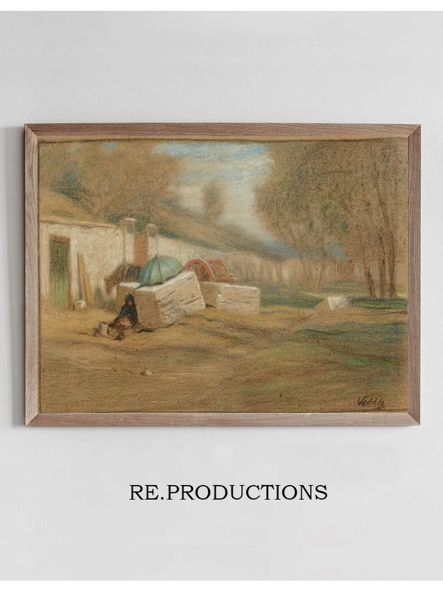 Roadside Figure and Umbrella
