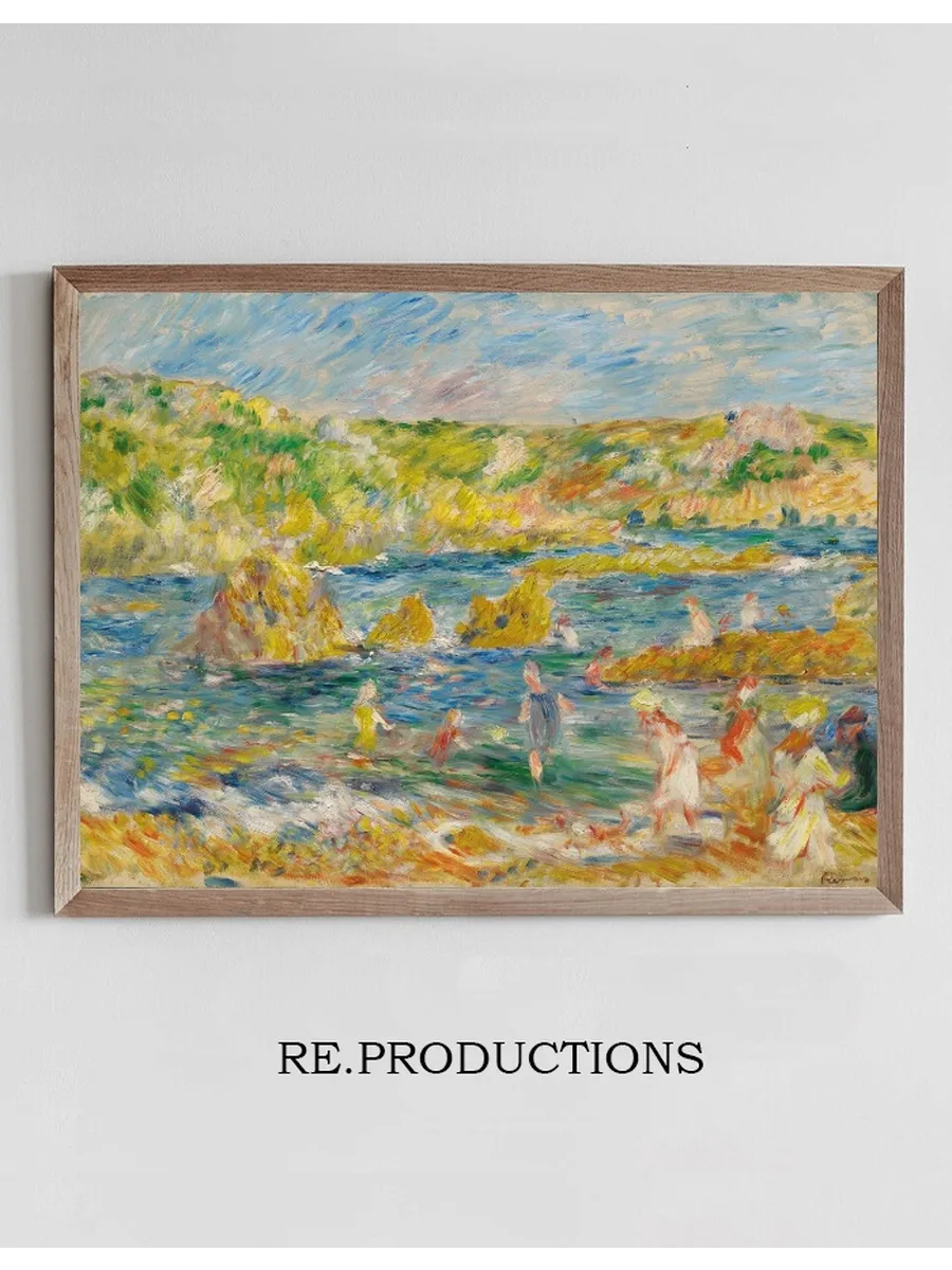 Rochers de Guernesey Avec Personnages (plage Guernesey)
