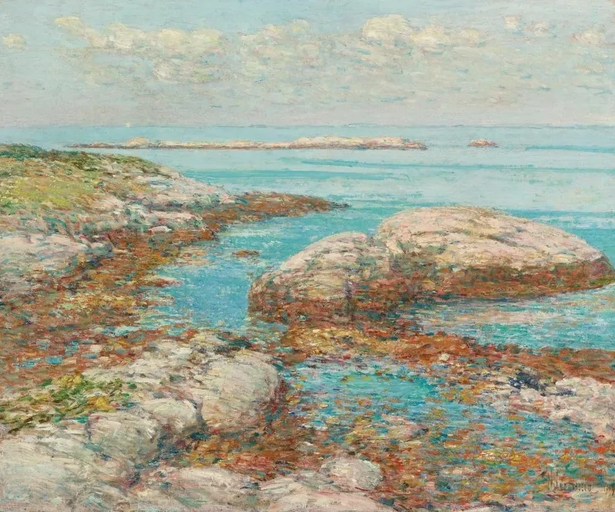 Rocks At Appledore, Morning