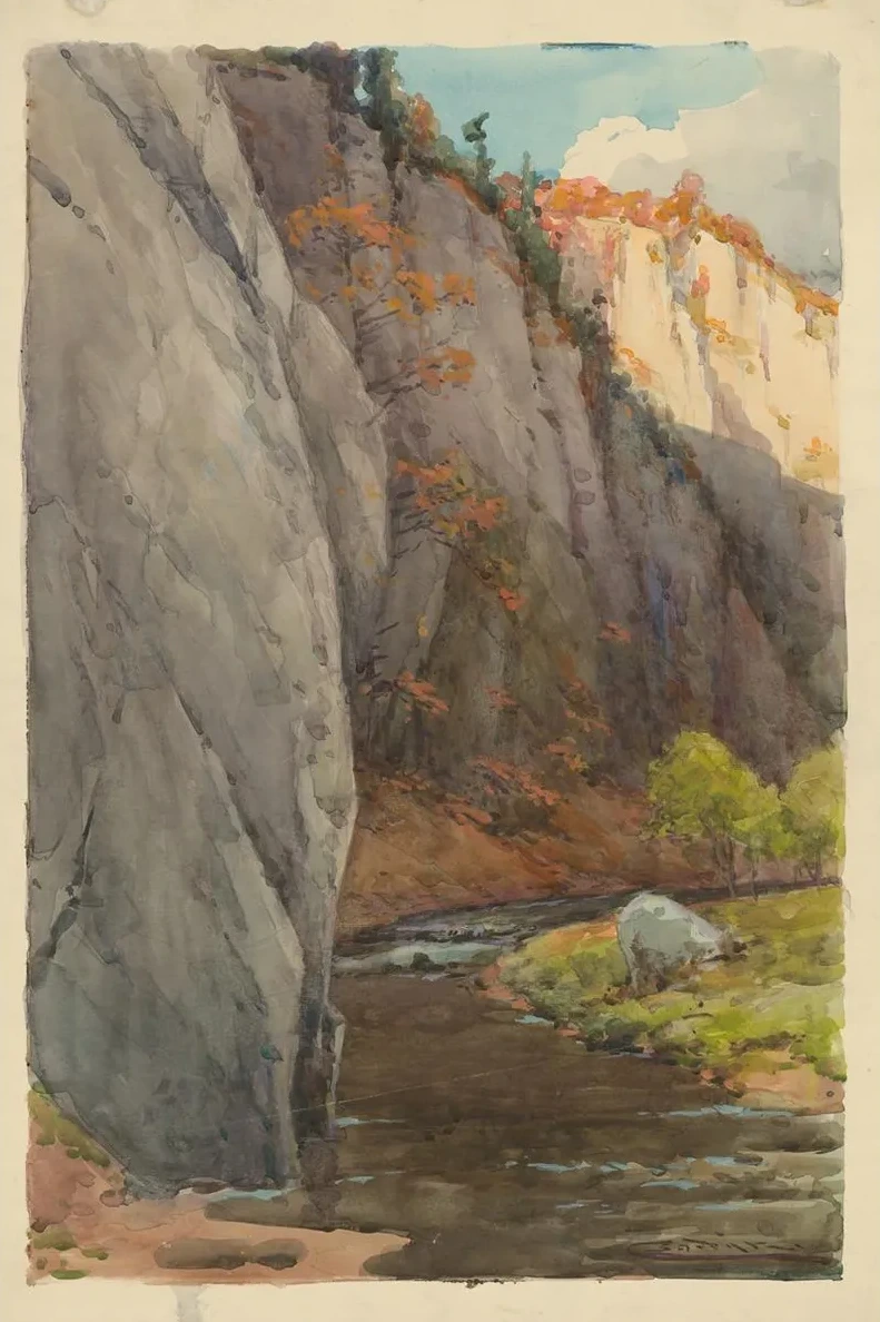 Rocks Above the Brook