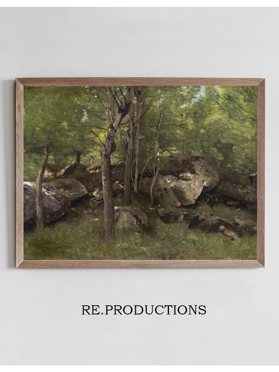 Rocks in the Forest of Fontainebleau