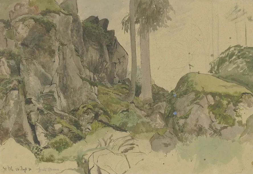 Rocks near St. Blasius, Black Forest