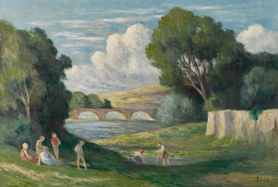 Rolleboise, Baigneurs Pr's du Bras de Seine