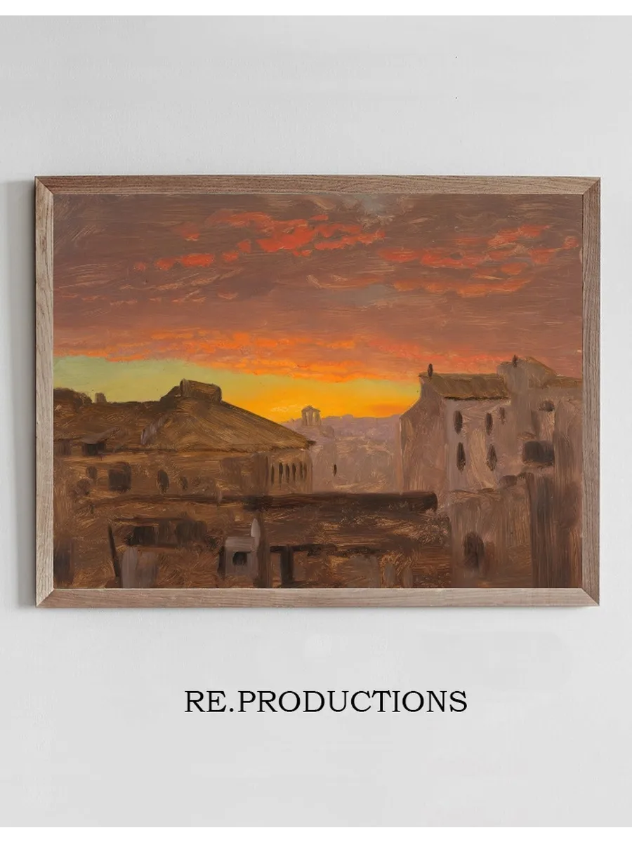 Rome, Rooftops at Sunset