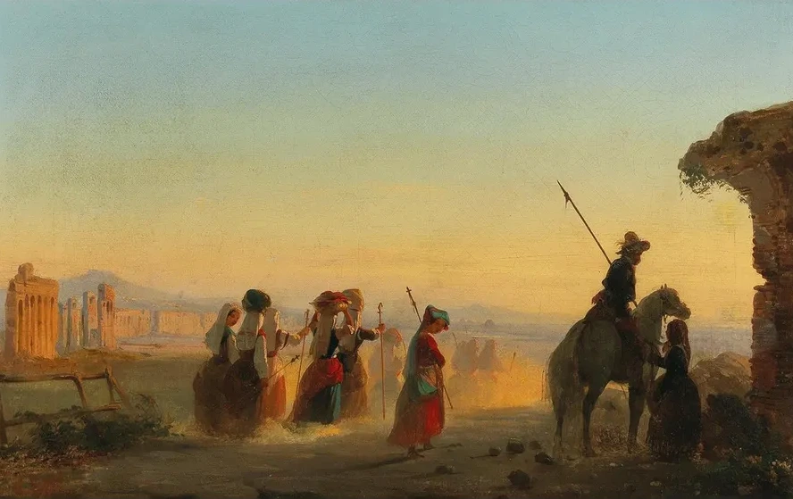 Rome, The Via Appia At Dawn