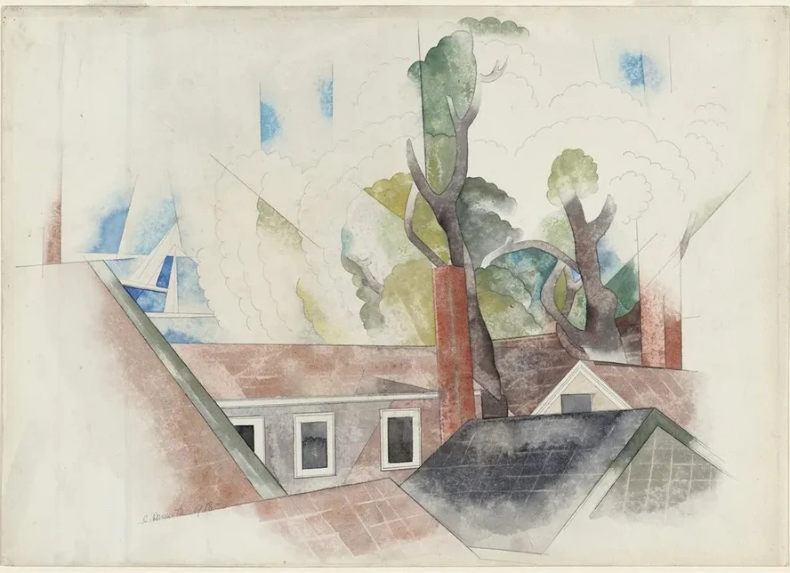 Rooftops and Trees