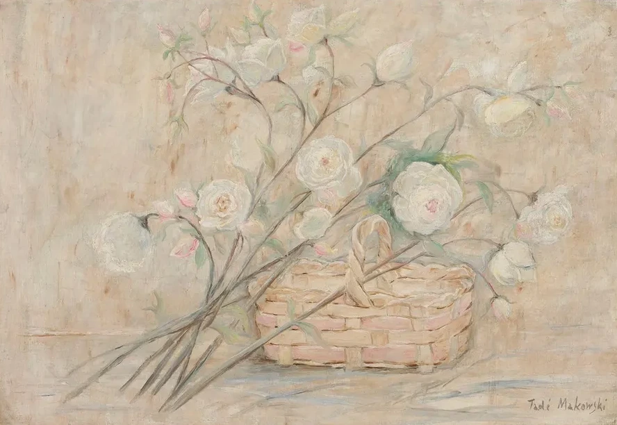 Rose with a Basket