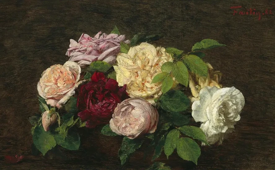 Roses de Nice on a Table