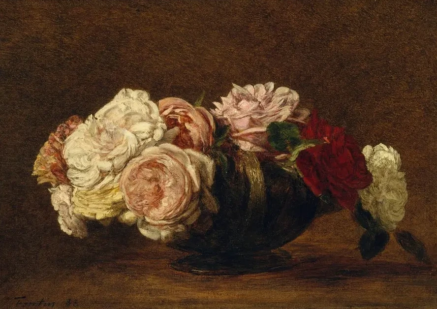 Roses in a Bowl