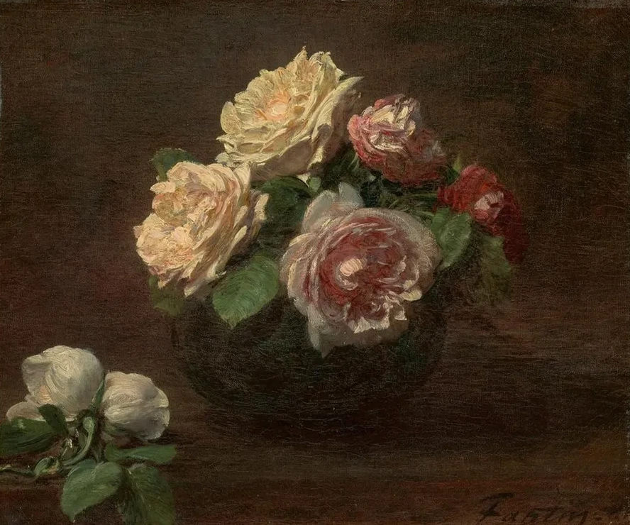 Roses in a Bowl