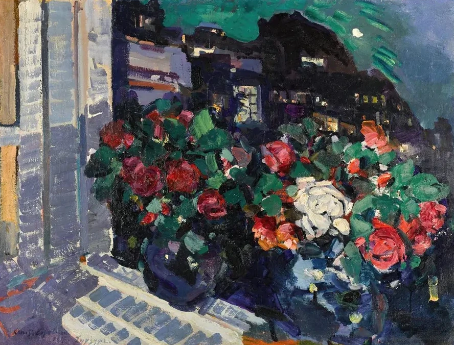 Roseson a Window Sill, Gurzuf