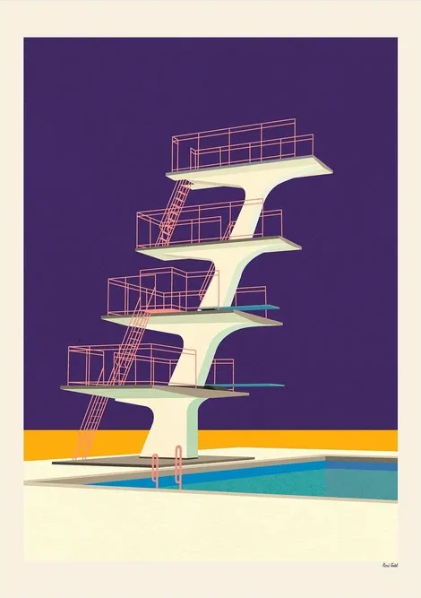Rosi Feist - Diving tower