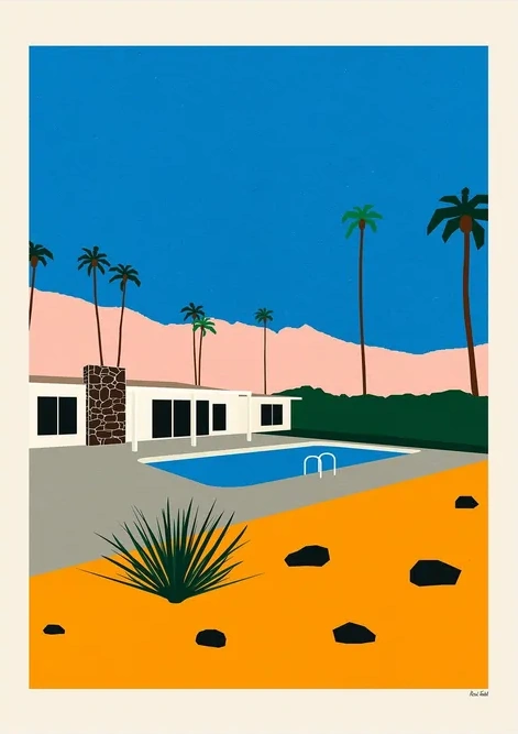 Rosi Feist - Palm Springs bungalow
