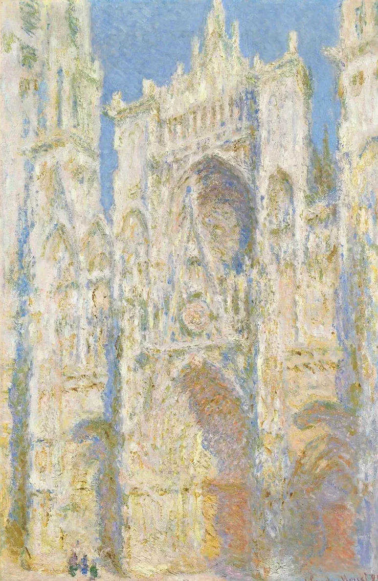 Rouen Cathedral, West Fa ade, Sunlight