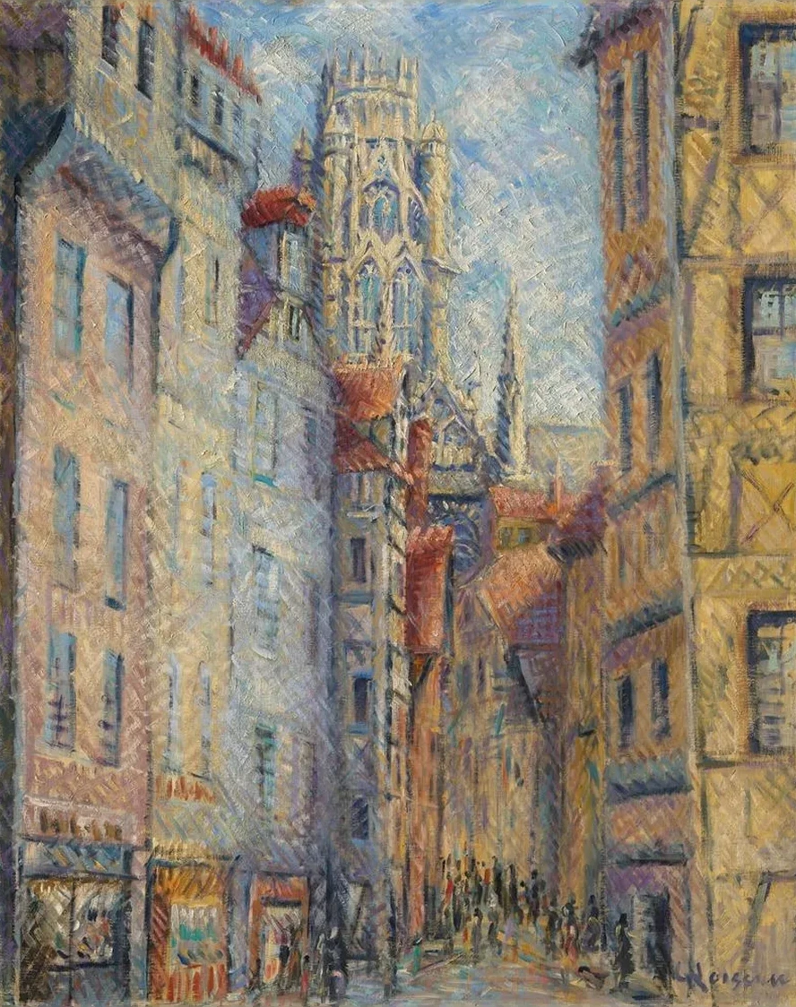 Rouen, Rue Avec L Glise