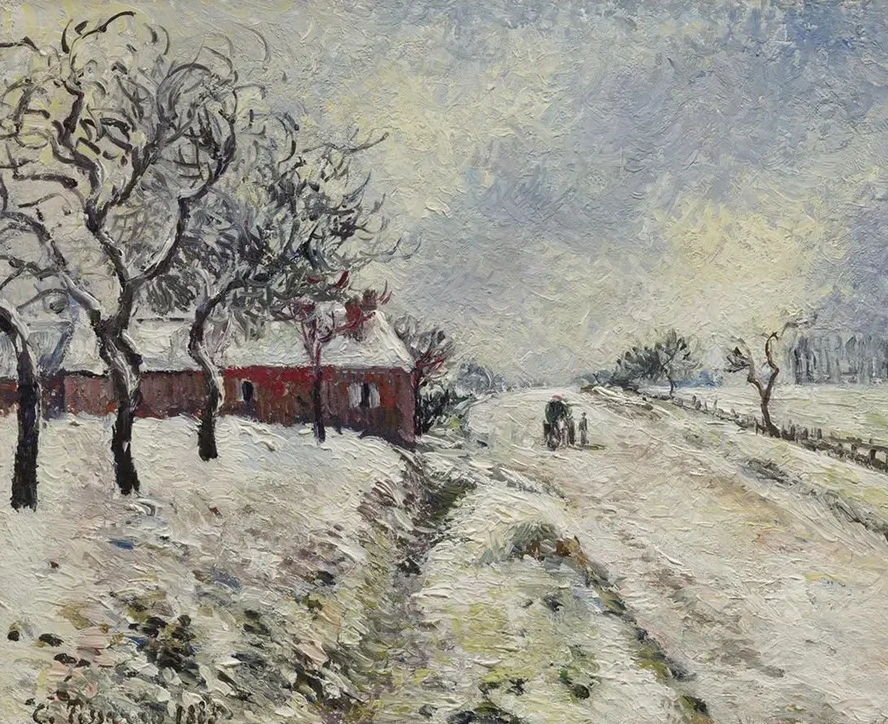 Route Enneig E Avec Maison, Environs D Eragny