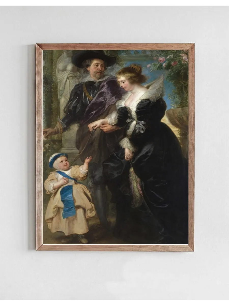 Rubens, His Wife Helena Fourment, and Their Son Frans