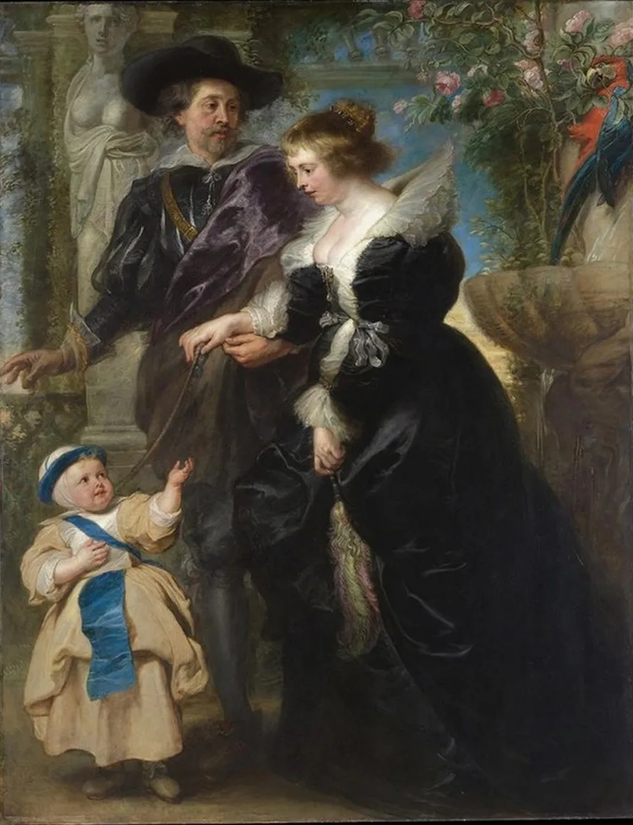 Rubens, His Wife Helena Fourment, and Their Son Frans