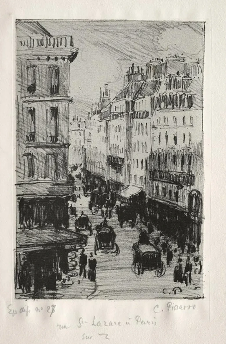 Rue Saint - Lazare, Paris