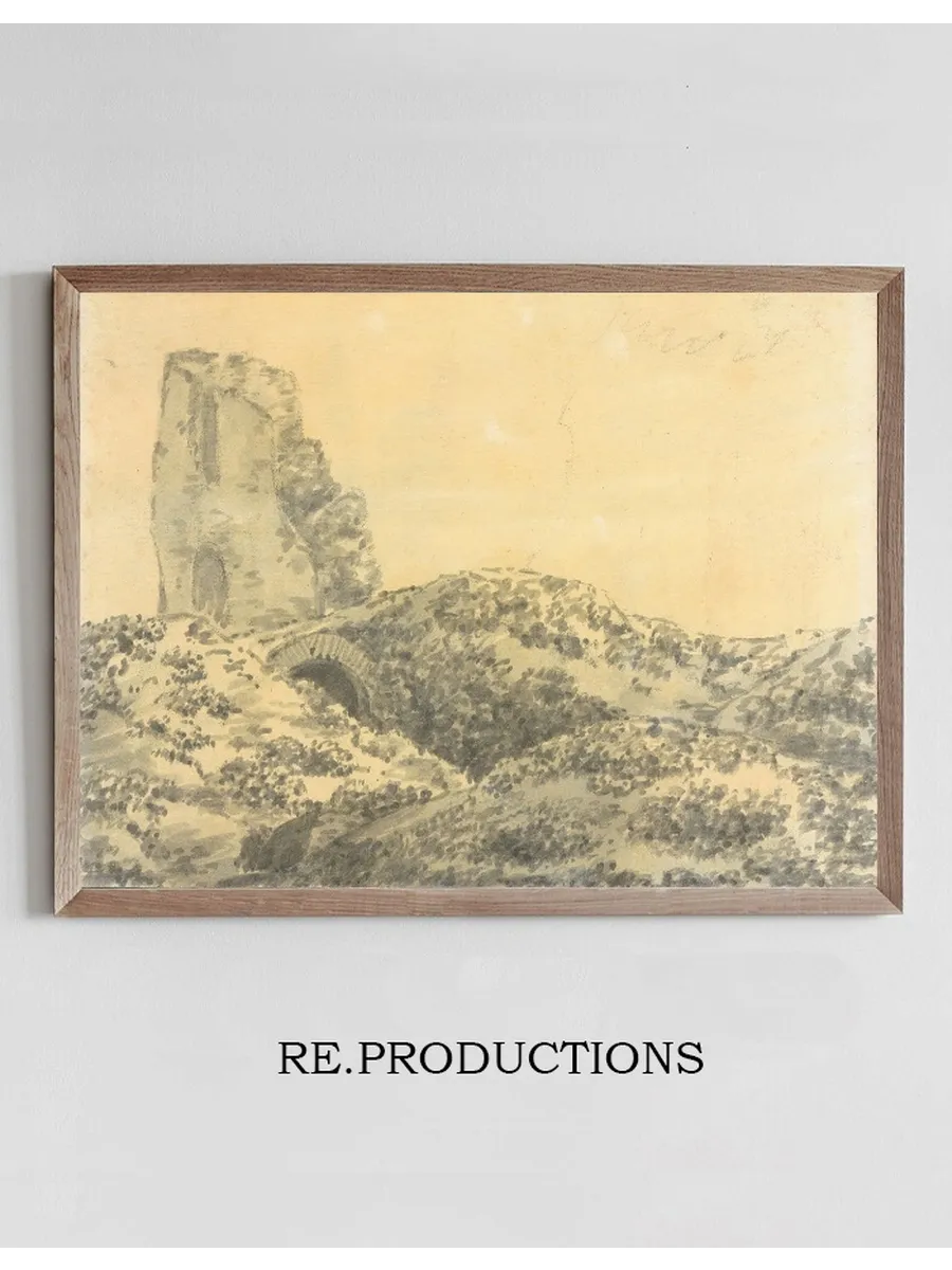 Ruined Roman Tower in a Landscape