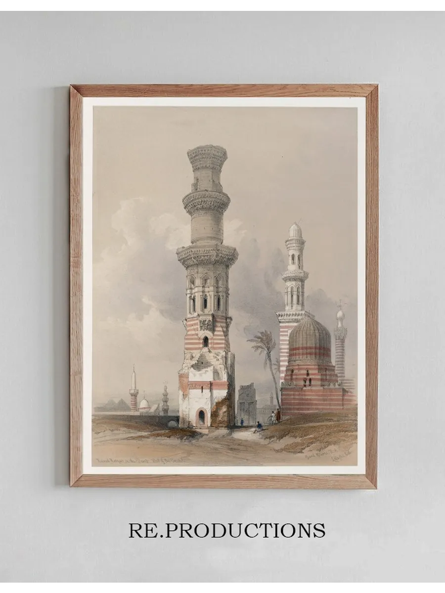 Ruined Mosques in the Desert, West of the Citadel