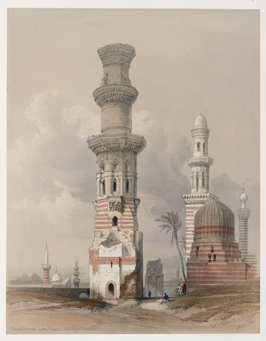 Ruined Mosques in the Desert, West of the Citadel