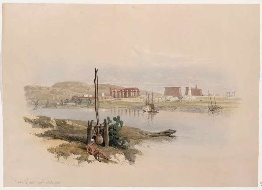 Ruins of Luxor, from the South - West
