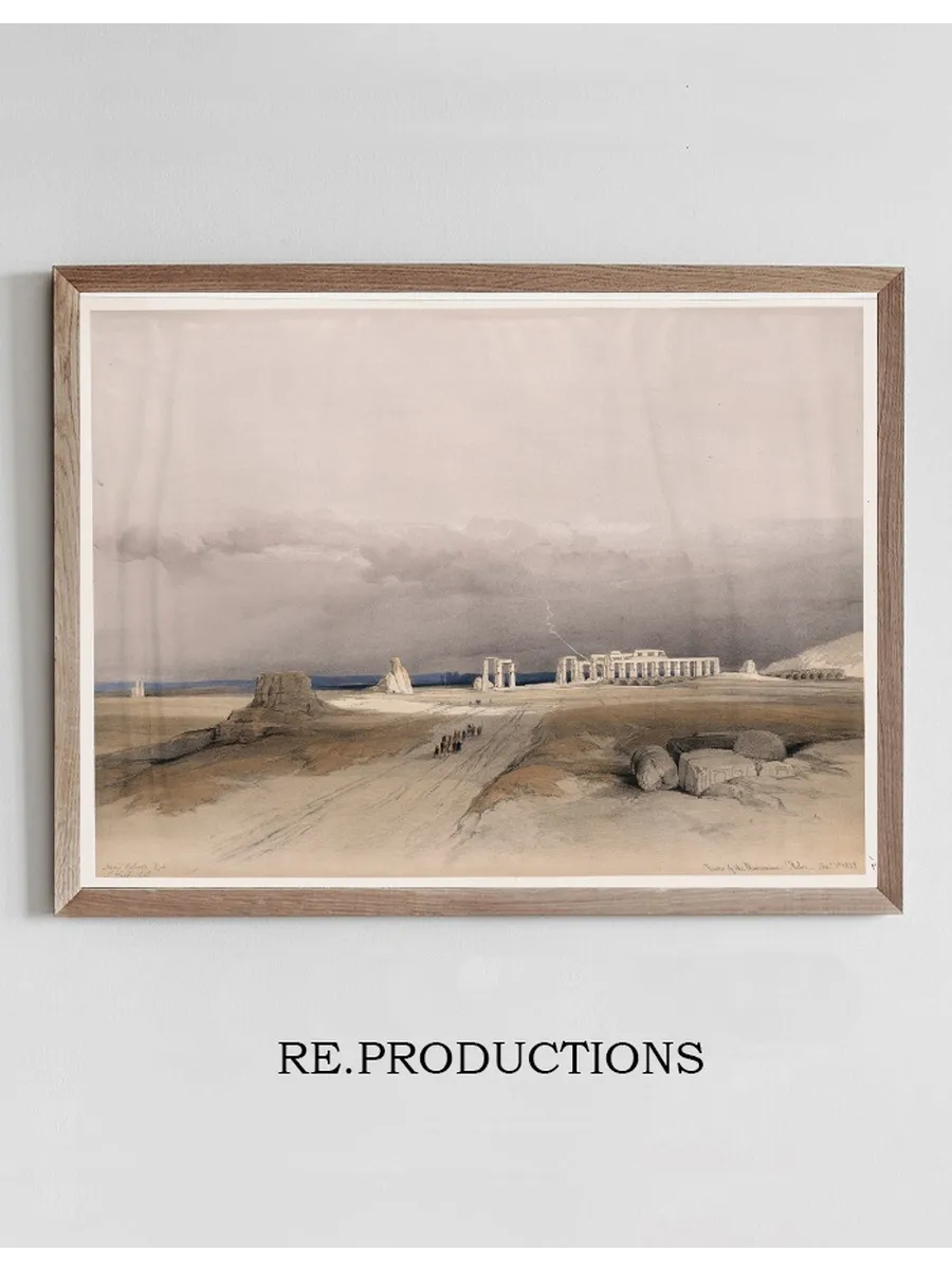 Ruins of the Memnonium, Thebes. Dec. 5th, 1838