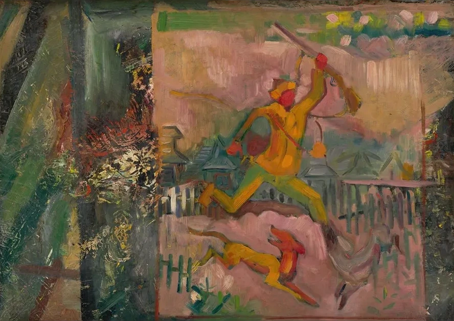 Running Hunter with a Rifle