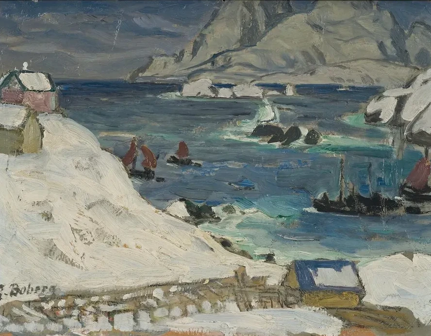 Running Before the Storm. Study from North Norway