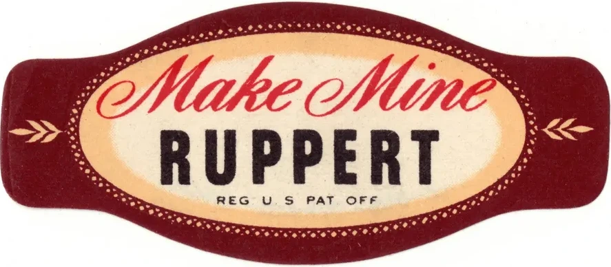 Ruppert Beer Label