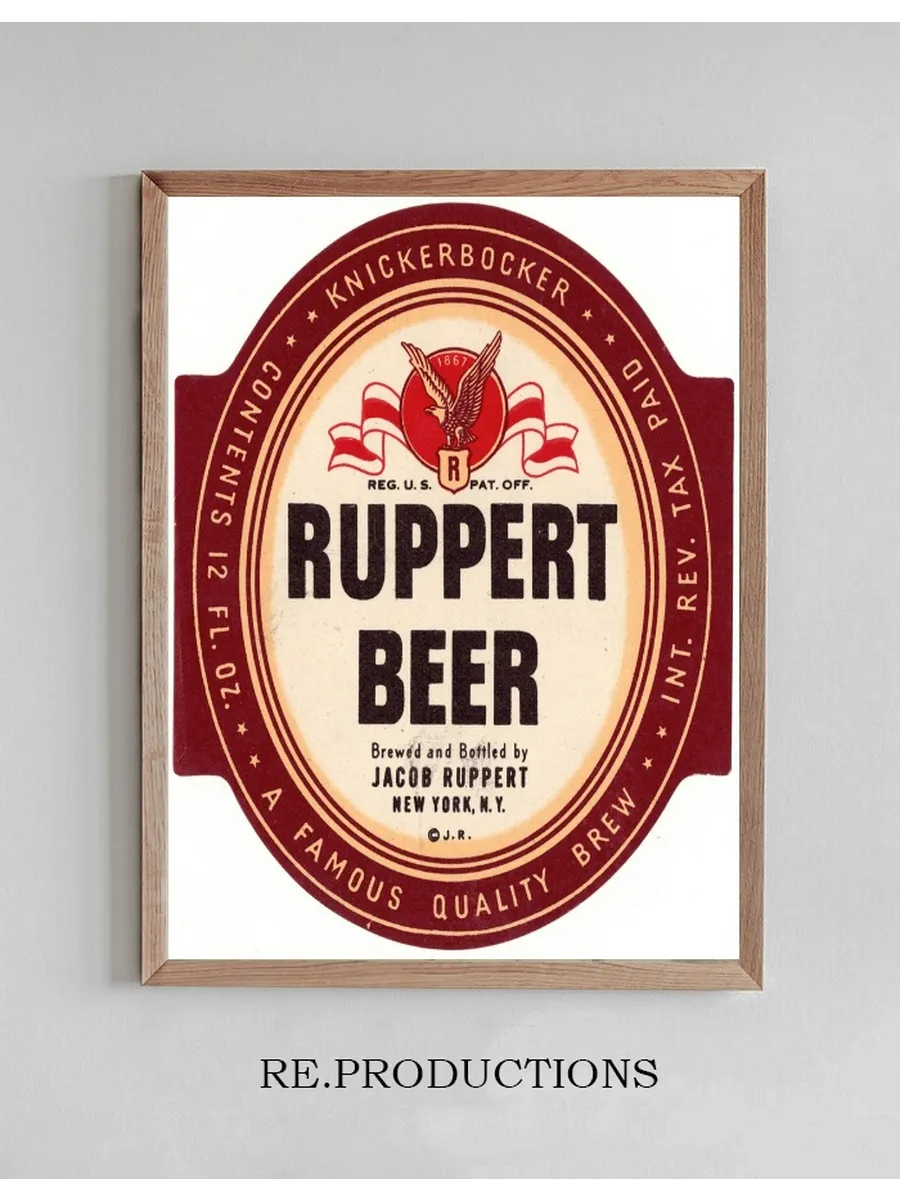 Ruppert Beer Label