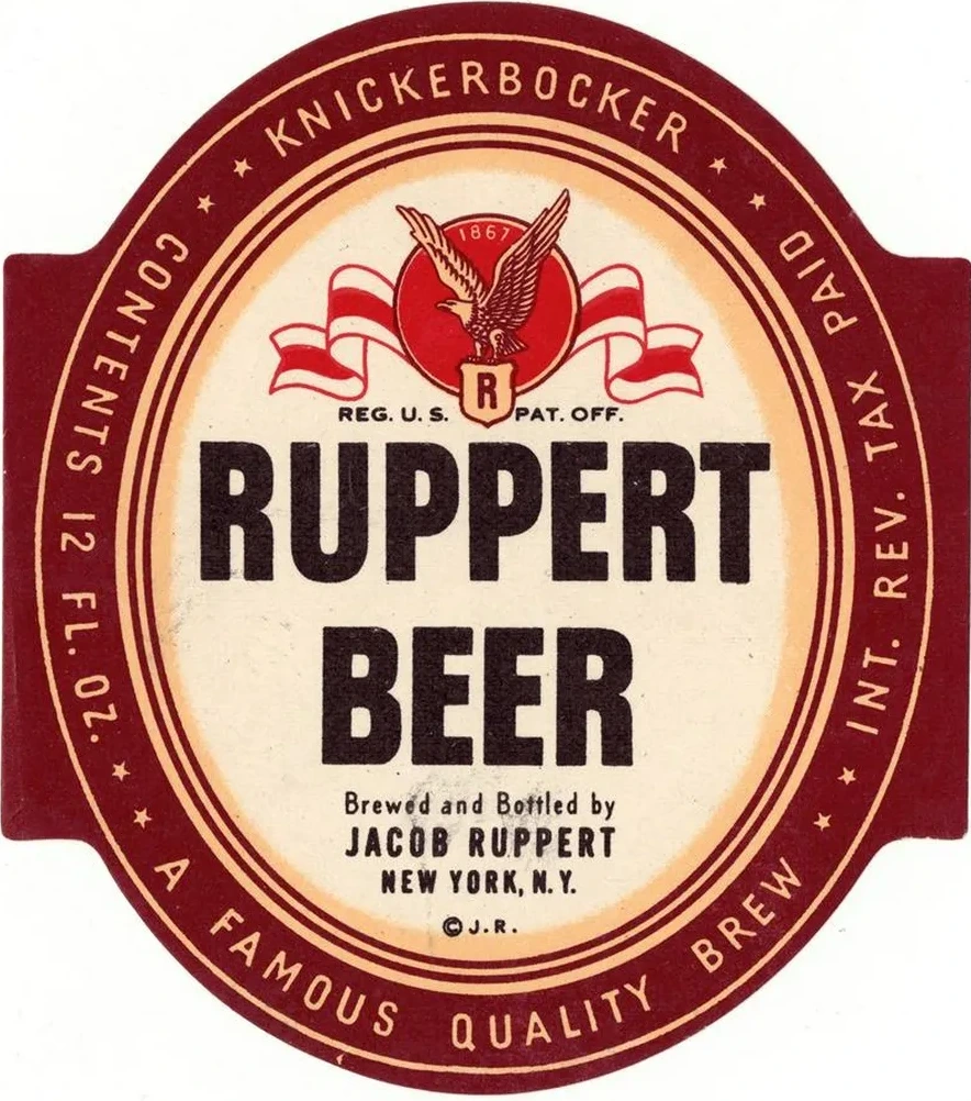 Ruppert Beer Label