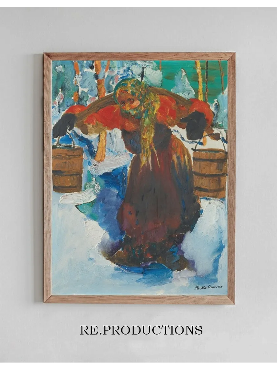 Russian Baba Carrying Water