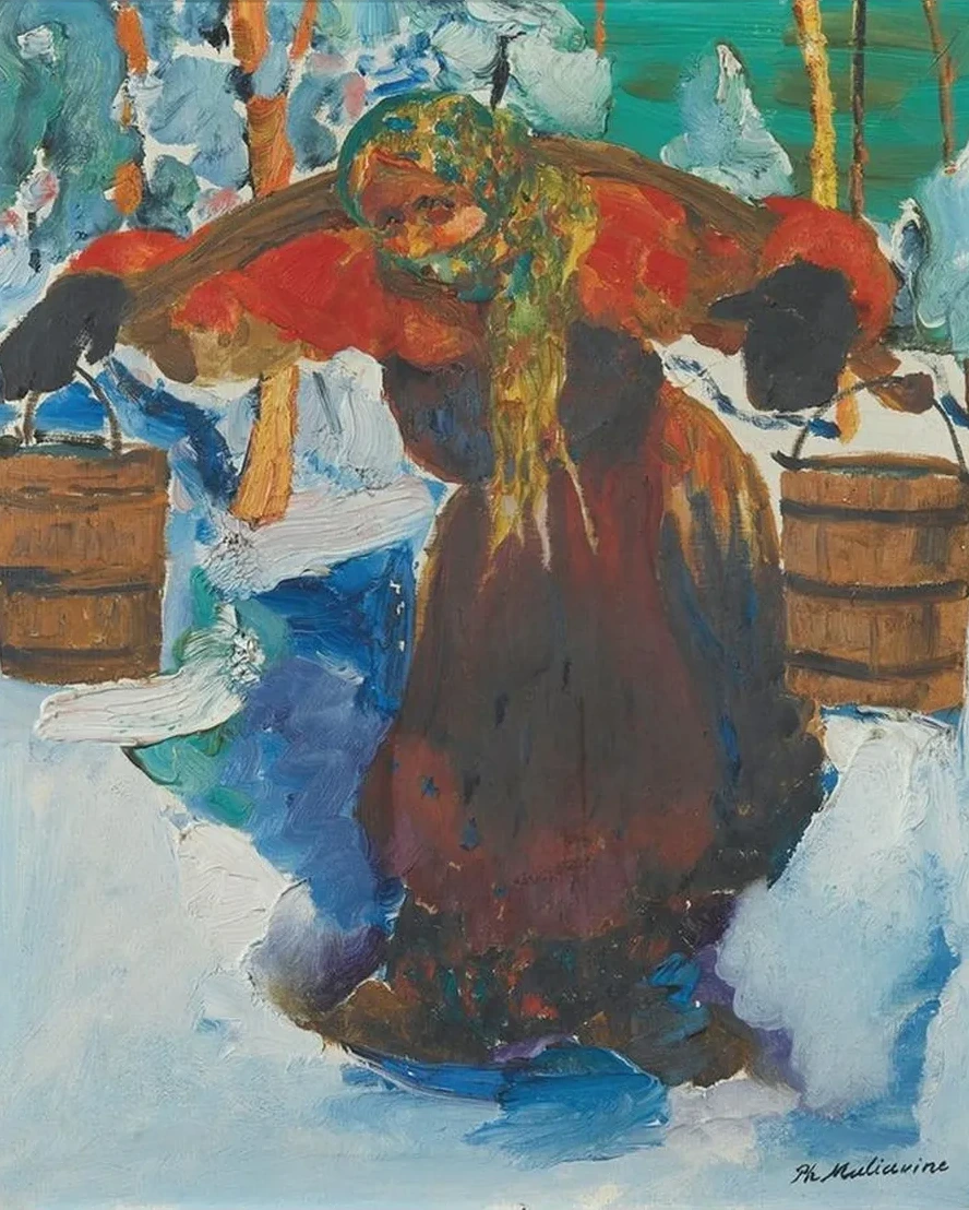 Russian Baba Carrying Water