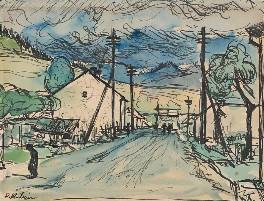 Sad Man in the Village