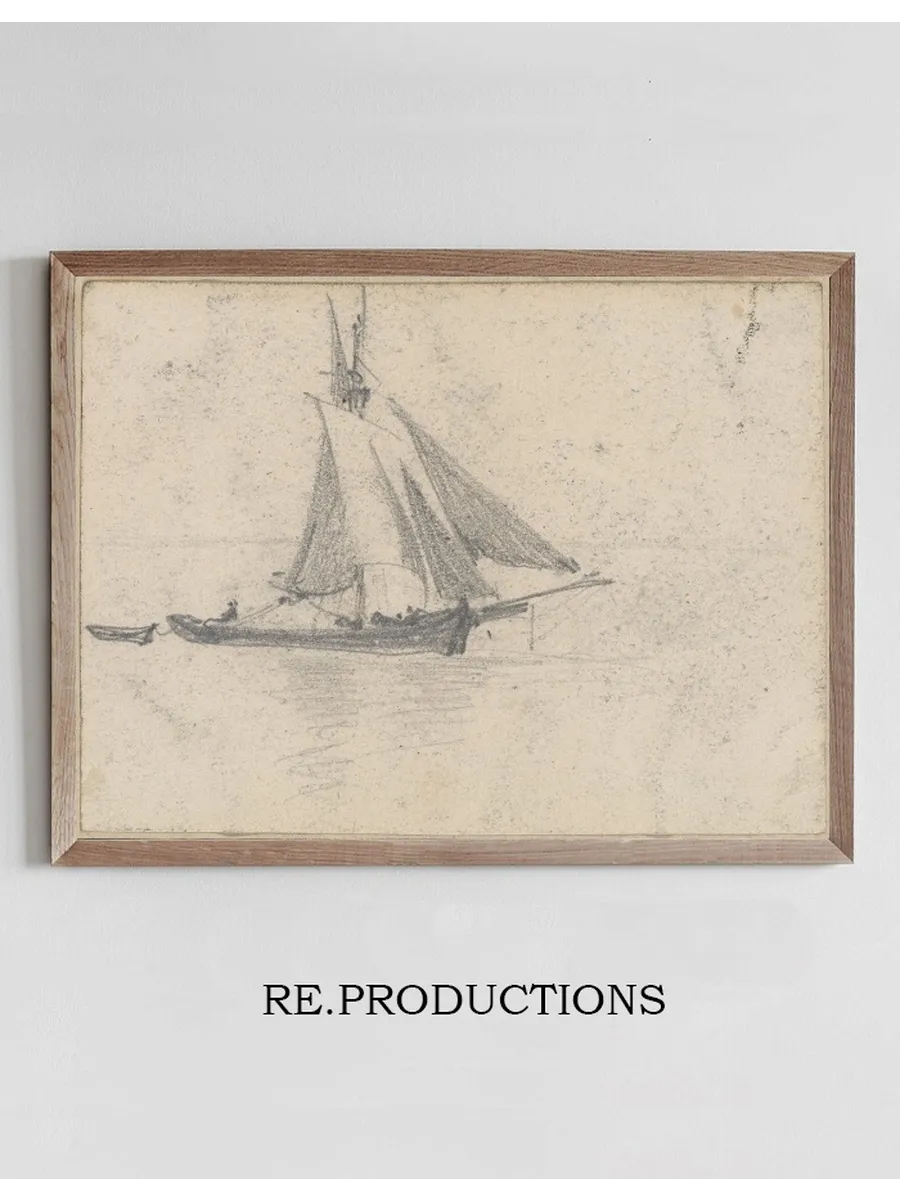 Sailboat Towing Dory