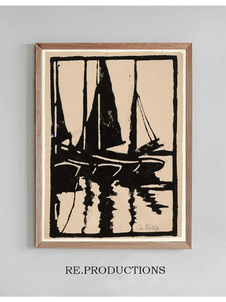 Sailboats in the Harbor