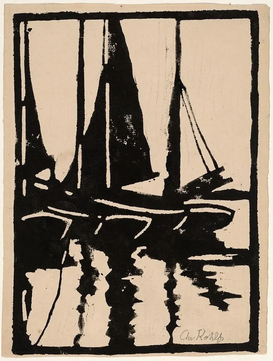 Sailboats in the Harbor